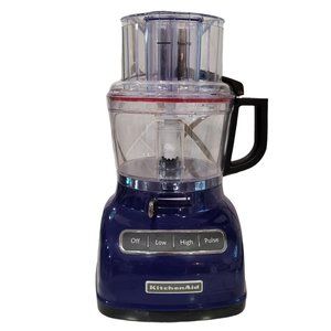 KitchenAid KFP0930BU 9-Cup Food Processor with Exact Slice System no blades